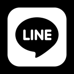 LINE MESSENGER white Logo Vector