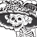 La Catrina Logo Vector