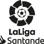 La Liga Santander Black Logo Vector