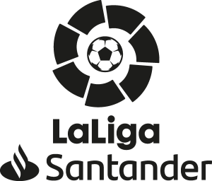 La Liga Santander Black Logo Vector