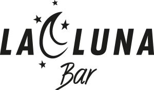 La Luna Bar Logo Vector