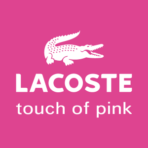Lacoste pink Logo Vector