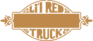 Little Red Express Truck Logo Vector