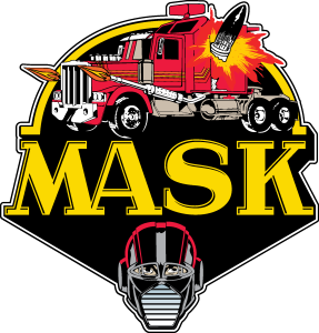 M.A.S.K. 80s Cartoon Logo Vector