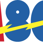 M80 Radio Logo Vector