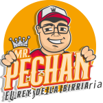 MR. Pechan El rey de la birria Logo Vector