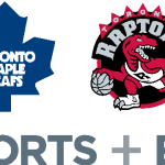 Maple Leaf Square Sports & Entertainment Logo Vector