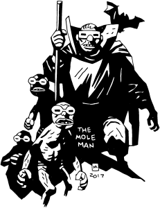 Marvel Mole Man Mignola Fantastic Four Logo Vector
