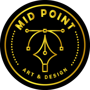 Mid Point Logo Vector