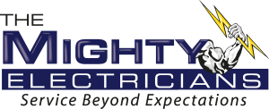 Mighty Electricians Logo Vector