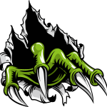 Monster claws Logo Vector