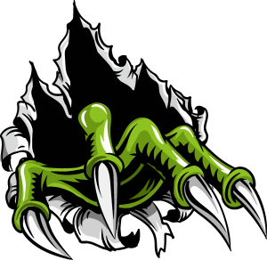 Monster claws Logo Vector