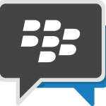 New Blackberry Messenger Logo Vector