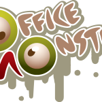 Office Monster Logo Vector