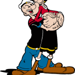 POPEYE & OLIVE Logo PNG Vector