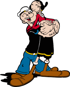 POPEYE & OLIVE Logo PNG Vector