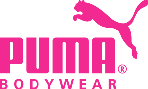 PUMA BODYWEAR pink Logo Vector