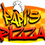 Papis Pizza Logo Vector