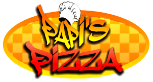 Papis Pizza Logo Vector