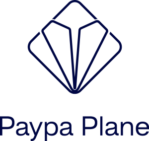 Paypa Plane Logo Vector