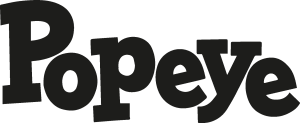 Popeye Wordmark Logo Vector