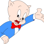 Porky Pig Logo Vector