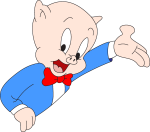 Porky Pig Logo Vector