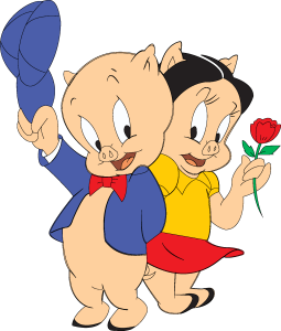 Porky Pigs Logo Vector