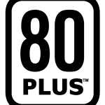 Power Supply 80 PLUS Certification Logo Vector