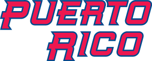 Puerto Rico Baseball Team Logo Vector