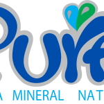 Pura água mineral Logo Vector