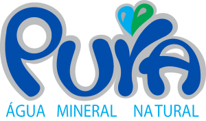 Pura água mineral Logo Vector