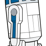 R2D2 Logo Vector