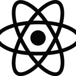 React black Logo Vector