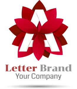 Red letter Logo Vector