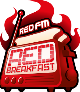 RedFM Red Breakfast 4C Logo Vector