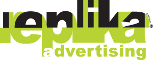 Replika Advertising Logo Vector