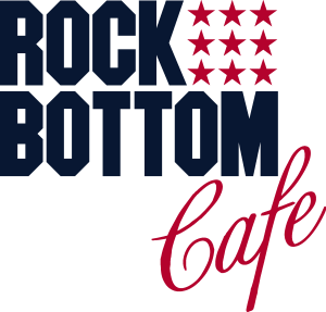 Rock Bottom Cafe Logo Vector