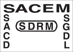 SACEM   SDRM   SACD   SGDL Logo Vector