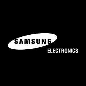 Samsung Electronics white Logo Vector