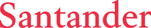 Santander Wordmark Logo Vector