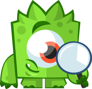 Search Monster Logo Vector