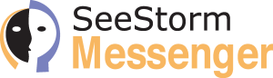 SeeStorm Messenger Logo Vector