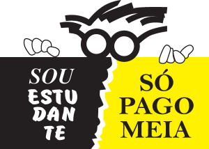 Sou Estudante Pago Meia Logo Vector
