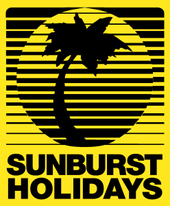 Sunburst Holidays Logo Vector