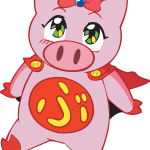 Super Pig Logo Vector