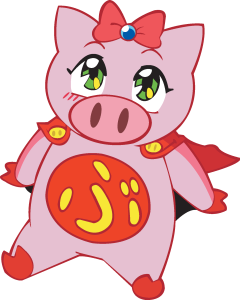 Super Pig Logo Vector