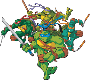 Teenage Mutant Ninja Turtles Team Logo Vector