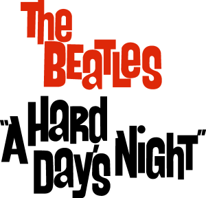 The Beatles a hard day’s night Logo Vector