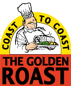 The Golden Roast Logo Vector